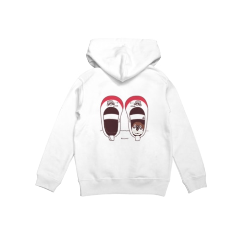 バックプリント*キッズサイズ*CT165 スズメがちゅん*うわばきA Hoodie