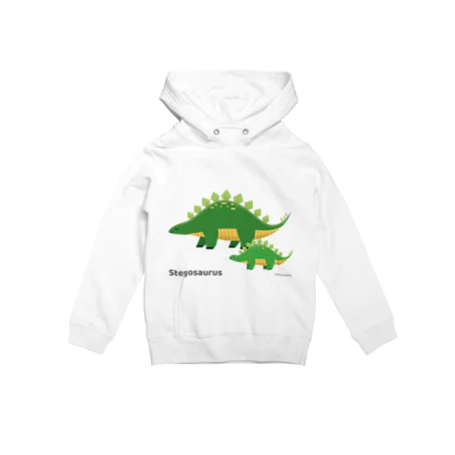 ステゴサウルスの親子 Hoodie