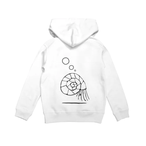 おうむがいパーカー(背面プリント) Hoodie