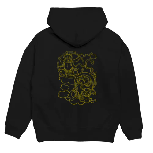 風猫⚡雷猫〈線画ver.〉 Hoodie