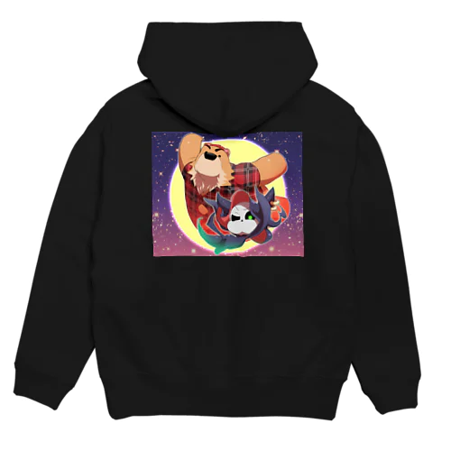 やみなべバックプリントパーカー Hoodie