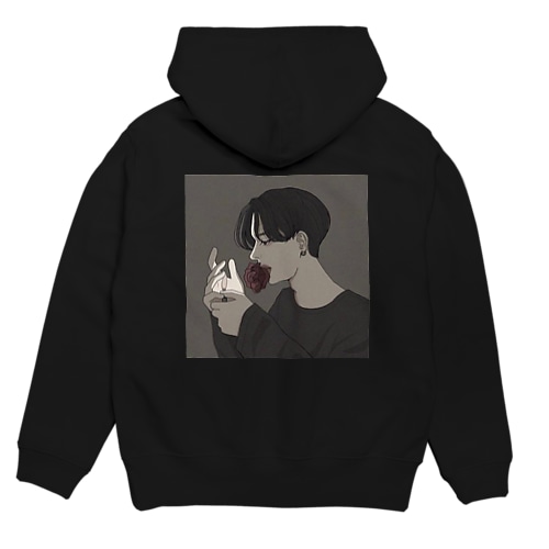 タバコ吸う男 Hoodie