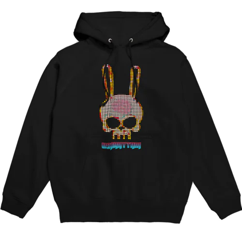 SKULLバーニー 点々 Hoodie