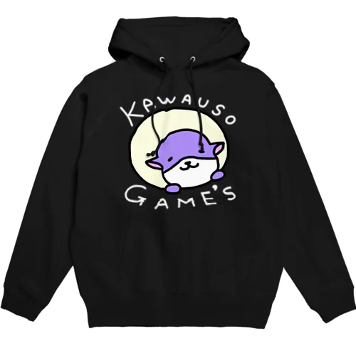 カワウソ君グッズ（白文字） Hoodie