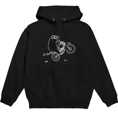 マジでまくれる5秒前(本人は最高に喜んでる最中)（白） Hoodie