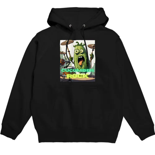 🥒ベジロック「キュウリくん」🎸 Hoodie