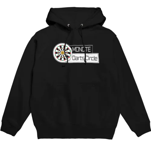 ものてダーツ会ボードロゴ（白） Hoodie