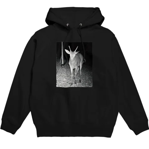 トレイルカメラに写った鹿 Hoodie