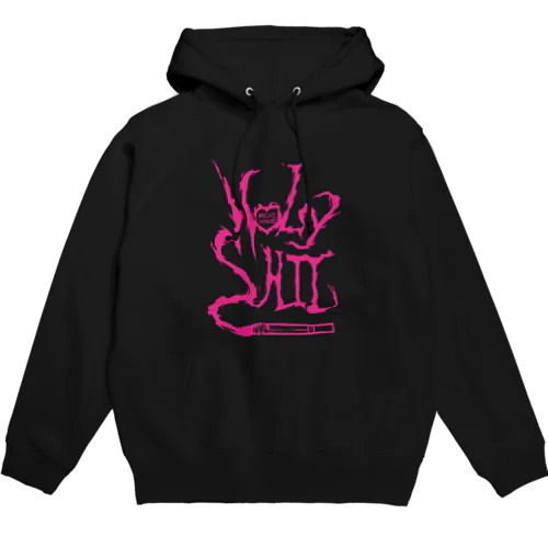 HOLYSHIT PINK LOGO パーカー