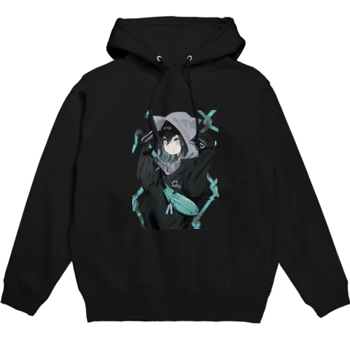 暴行にゃん Hoodie