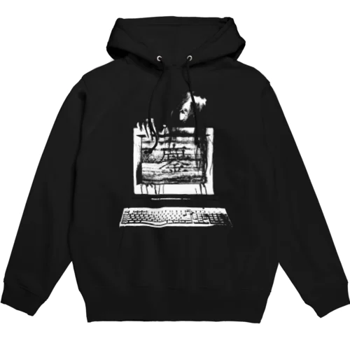 心霊配信の夜 オリジナル怨霊グッズ Hoodie