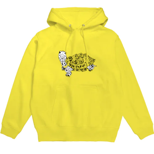 ダイヤモンドバックテラピン　白肌 Hoodie