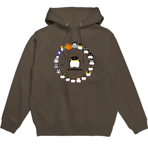 16bit Penguins Allstars(Circle) Hoodie