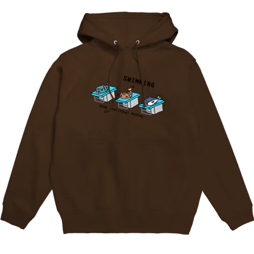 水泳　魚の400m個人メドレー Hoodie