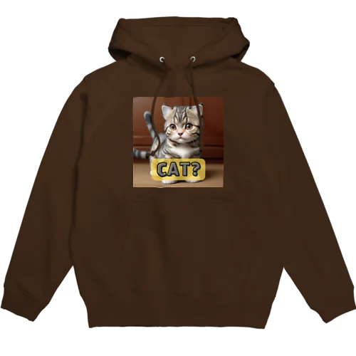 🐾 ケマオの「CAT?」スコティッシュフォールドグッズ 🐱 후디