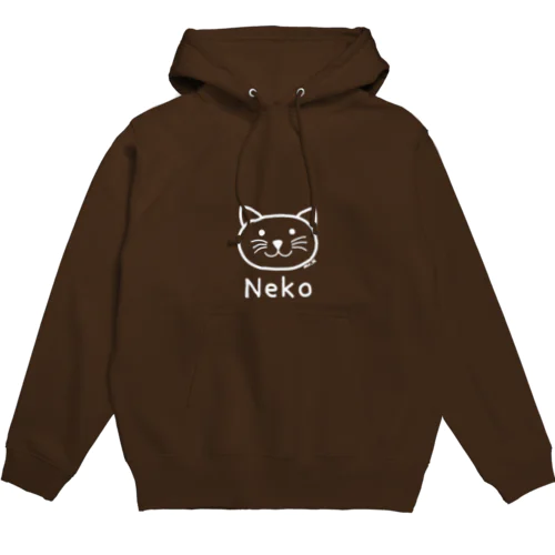 Neko (ネコ) 白デザイン 후디