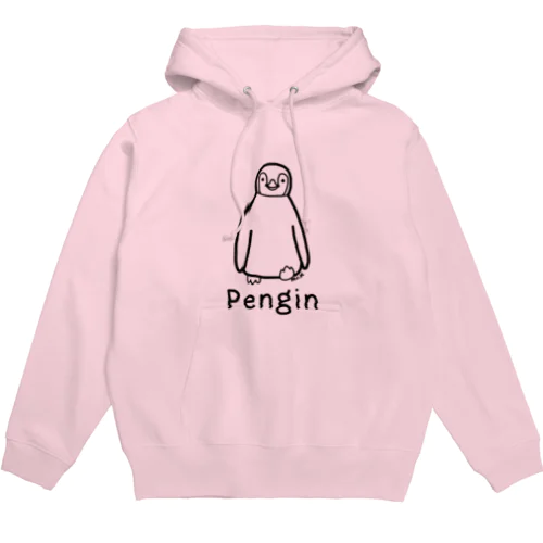 Pengin (ペンギン) 黒デザイン パーカー