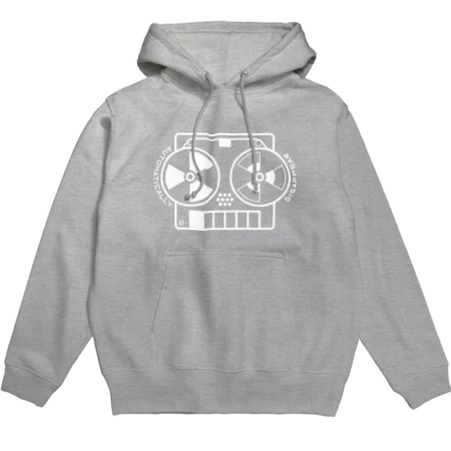 オープンリールテープレコーダー（白） Hoodie