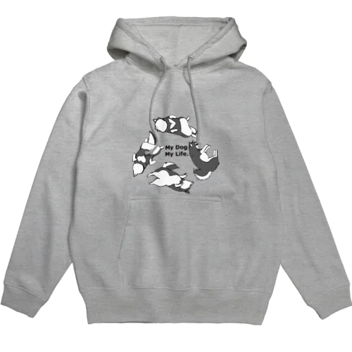 MY DOG, MY LIFE. / 黒柴 Hoodie