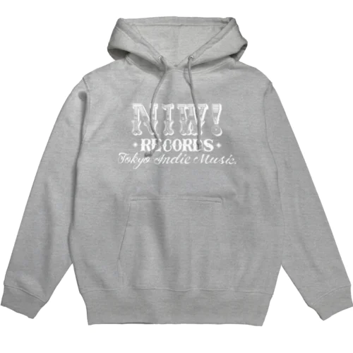 Niw! handwriting White Hoodie