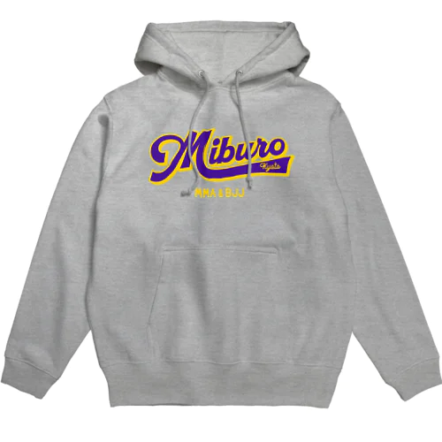 ベースボールロゴ　紫 Hoodie