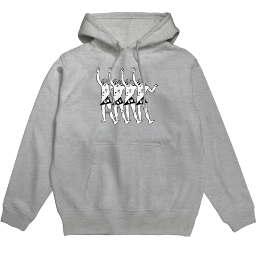 踊るキリスト+局部にはスリスリくん Hoodie