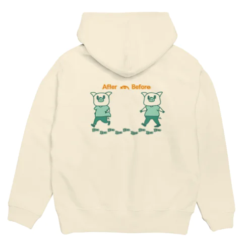 ダイエットするブタ Hoodie