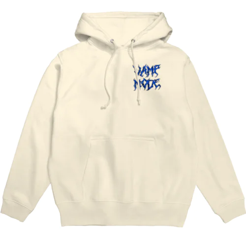 Logo (BLUE)＆ Back print Hoodie  Hoodie