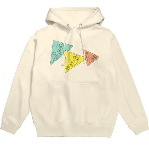 三角パーカー Hoodie