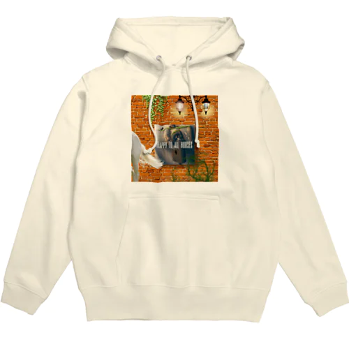 【引退馬支援企画】HAPPY TO ALL HORSES ウォールTYPE Hoodie