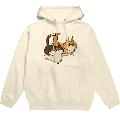 真冬の猫はわがままボディ Hoodie