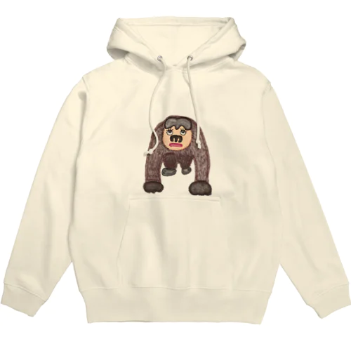 クラウチングゴリラ Hoodie