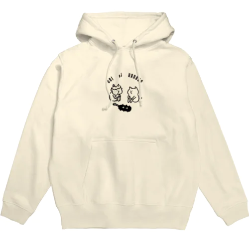 鬼に金棒　猫にも Hoodie