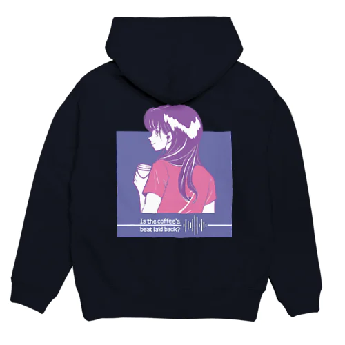 Coffee Beat Hoodie[Blue] Hoodie