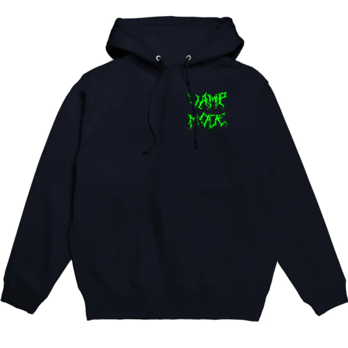 Logo (LIGHT GREEN)＆ Back print Hoodie  Hoodie