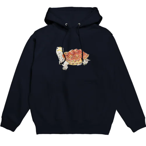 ダイヤモンドバックテラピン（着色） Hoodie