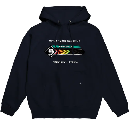 ドットGAUGE-002 ALCCHOL-50% Hoodie