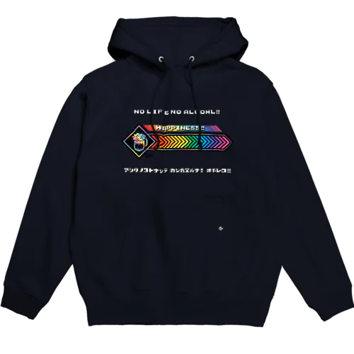 ドットGAUGE-002 ALCCHOL-100% Hoodie