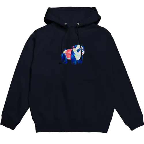 パンダカーの絵 Hoodie