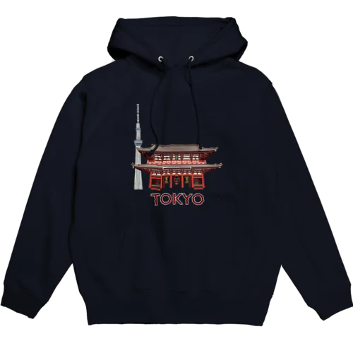 東京 浅草 Hoodie