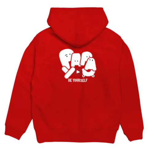 ぱぱゆー濃色パーカー Hoodie