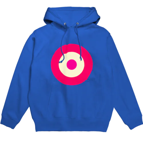 サークルa・ショッキングピンク・クリーム・ショッキングピンク2 Hoodie