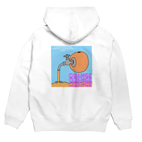 オレンジジュースの服 パーカー Hoodie