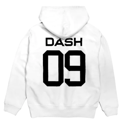 DASH-09 黒ロゴ パーカー