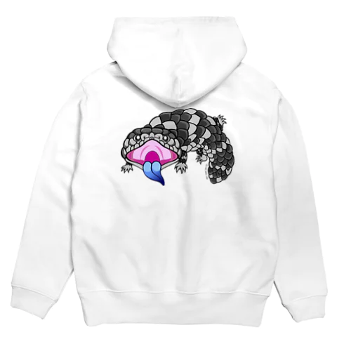 マツカサトカゲちゃんバックプリント Hoodie