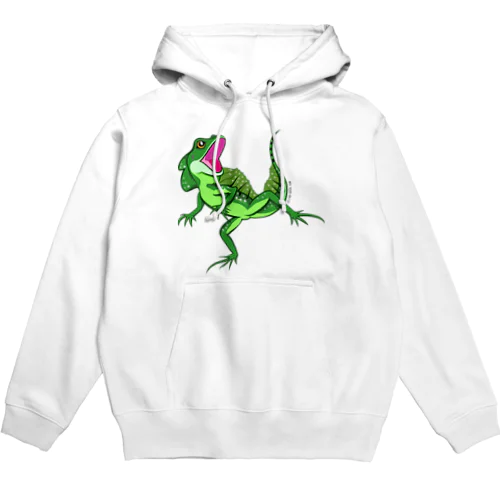 水辺の忍者グリーンバシリスク Hoodie