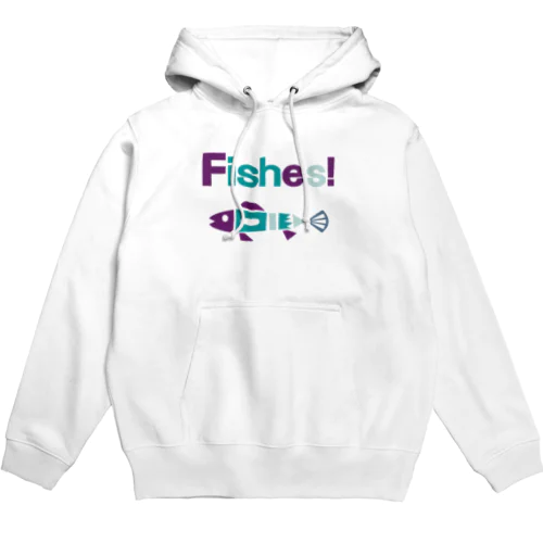 レトロなフィッシュ Hoodie