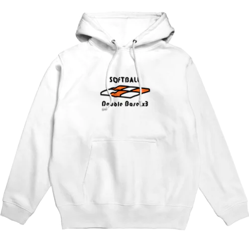 ソフトボール　ダブルベースx3 Hoodie