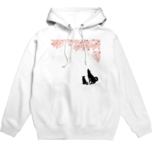 桜とわんこ Hoodie