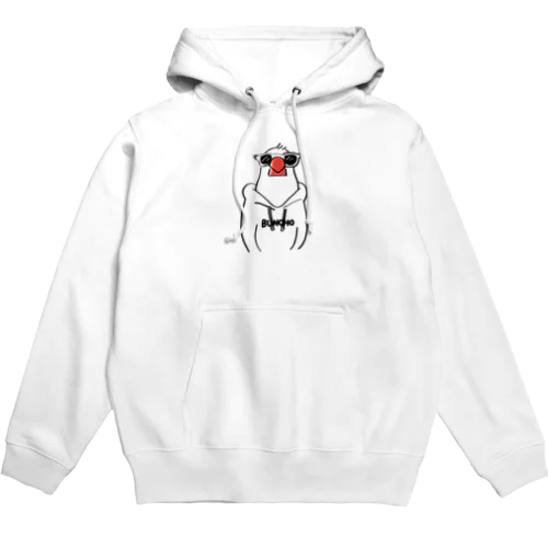 フーディ文鳥WHITE Hoodie